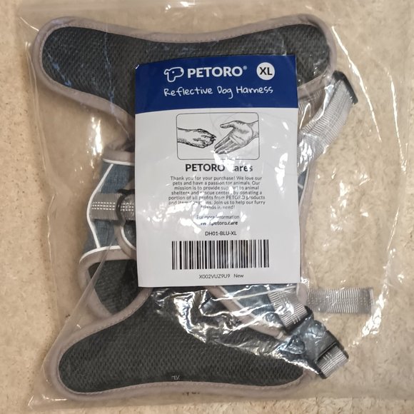 NWT ~PETORO Adjustable Reflective Harness, 5mm Soft Padded No-Pull No-Choke Vest - Picture 5 of 13
